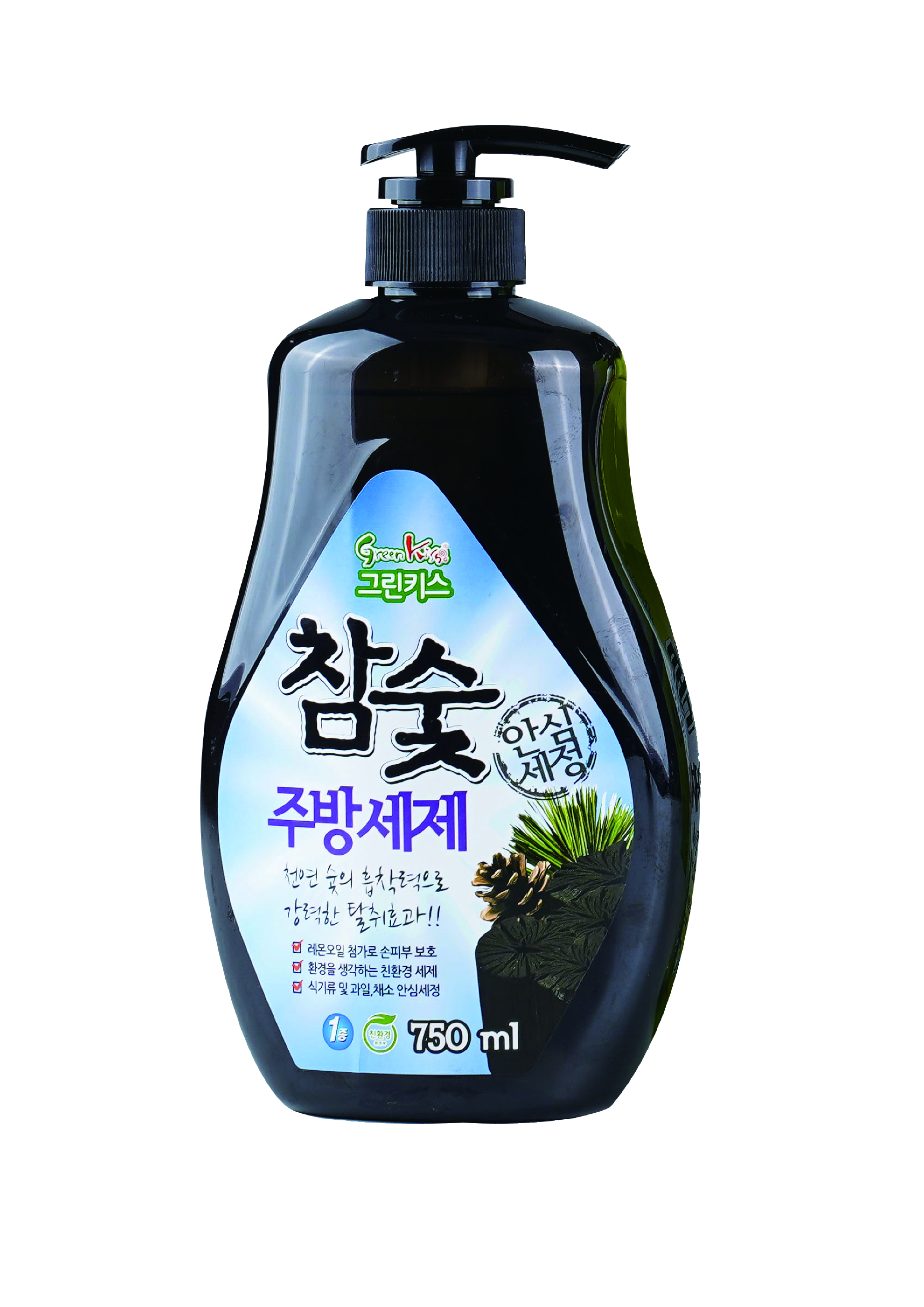 주방세제(참숯) 500ml [500ml,750ml,3L]